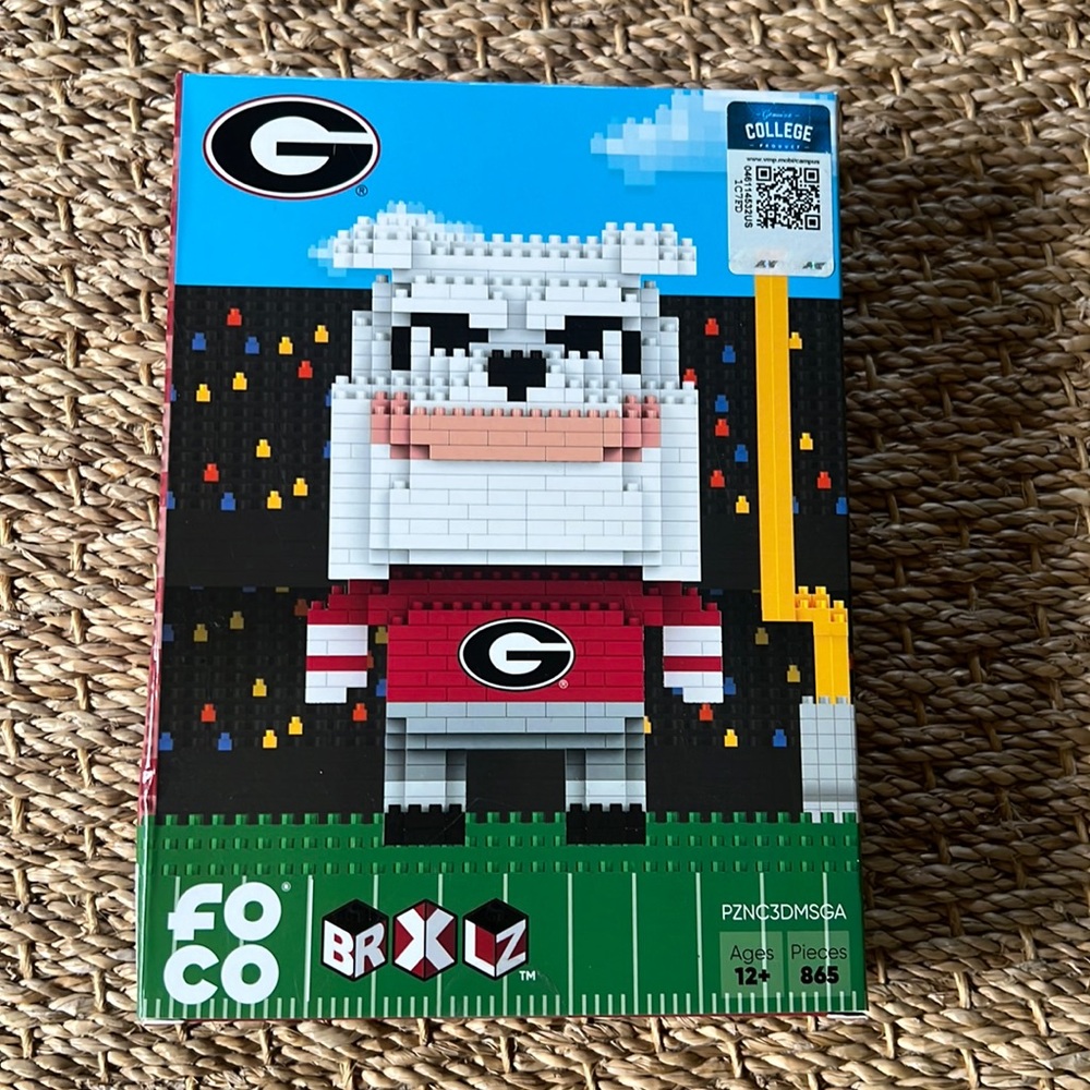 FOCO Uga Georgia Bulldogs BRXLZ Mascot new, never opened